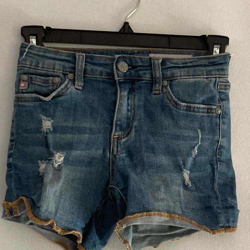 girls jean shorts